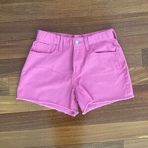 Old Navy Girls Size 16 Pink Denim Shorts